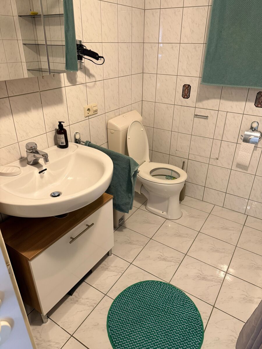 Gereinigtes Badezimmer