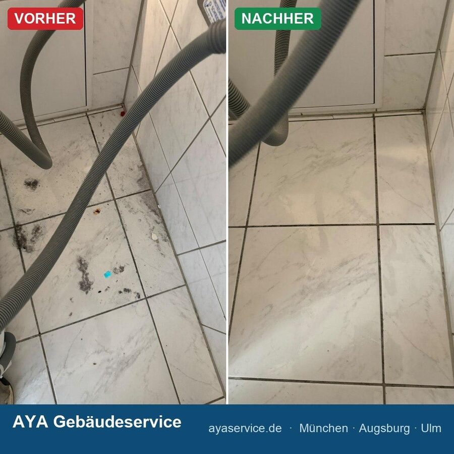 Vorher/Nachher: Lüftungsgitter-Reinigung